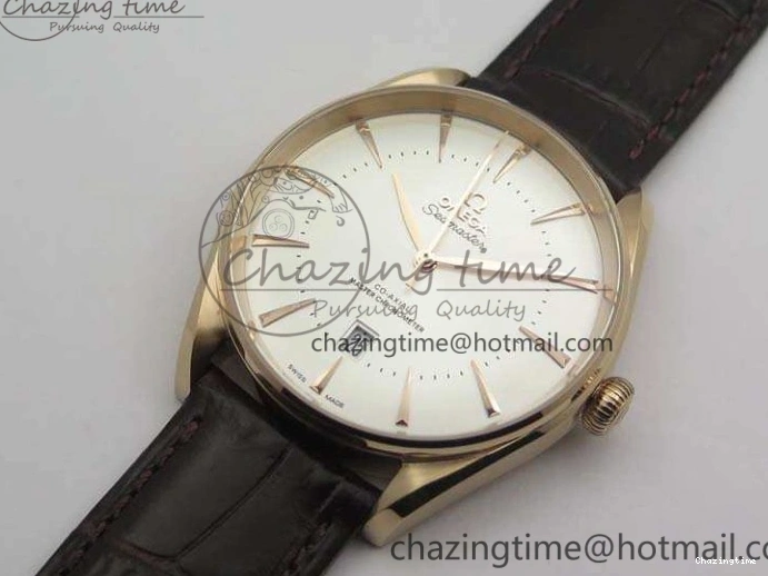 1219 Seamaster Edizione Venezia RG Best Edition White Dial On Leather Strap A Timeless 8127
